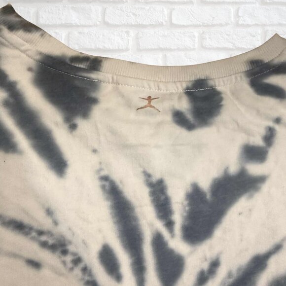 Danskin Gray & White Tie-Dye Long Sleeve Sweatshirt Top XXL Normcore Plus Cozy - Picture 4 of 6